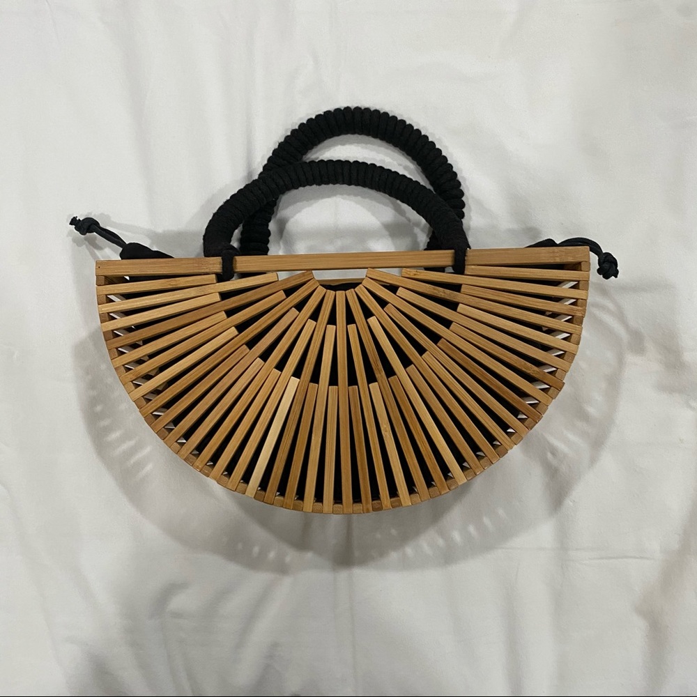 Topshop Wooden Mini Bag